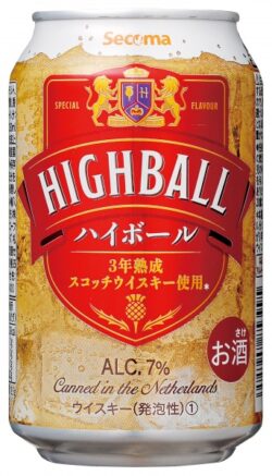 セイコーマートで3年熟成のスコッチウイスキーを使用した「Secomaハイボール」が発売